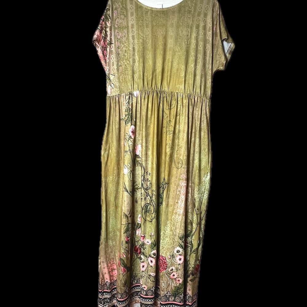 Pink Daisy NWT Maxi Dress size 1X